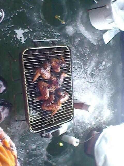 Fisherman enjoying a day of fishing in unknown location