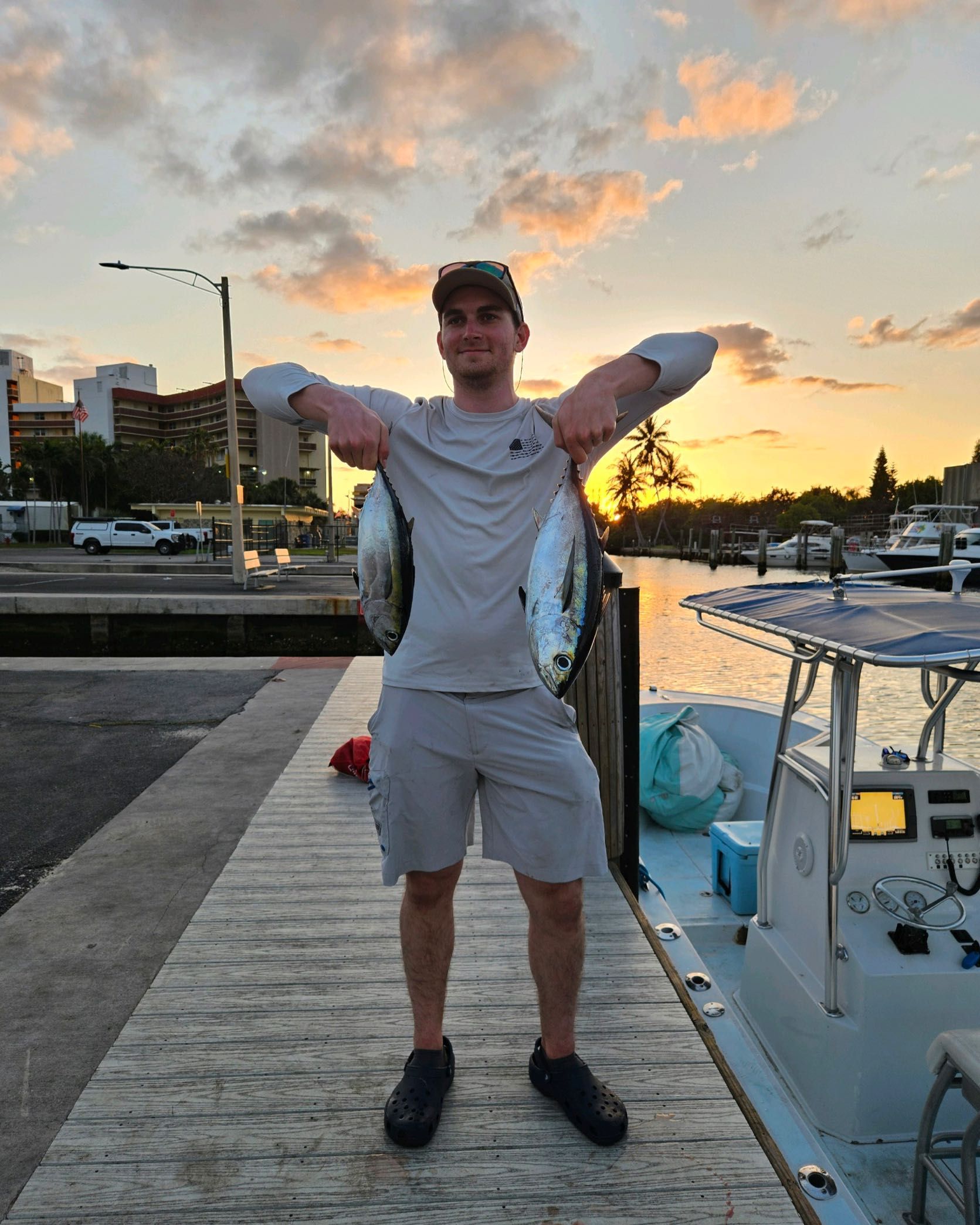 Blackfin Tuna fish caught by an angler