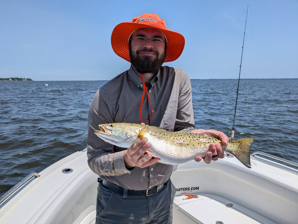 Mastering the art of light tackle fishing in the picturesque town of Oriental, NC.