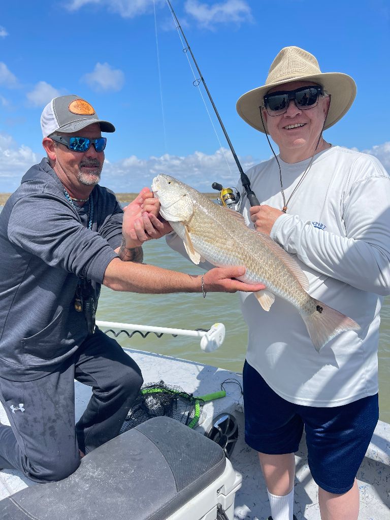 Angler fishing outdoors in unknown location