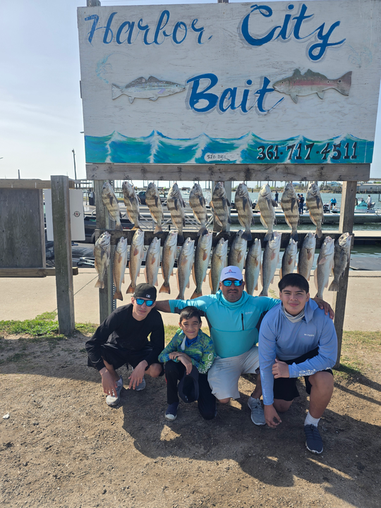 "Fishing fun on the shore!"