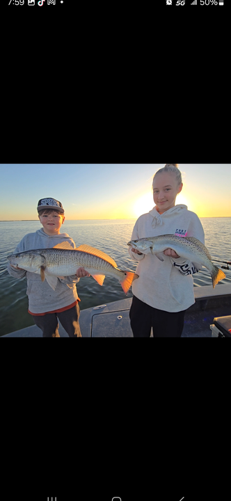A peaceful day on the water with two catches.