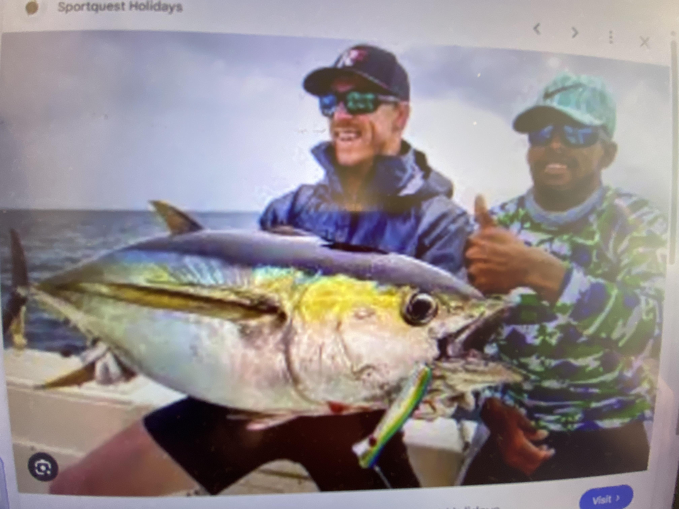 West Palm Beach yellowfin tuna caught offshore!
