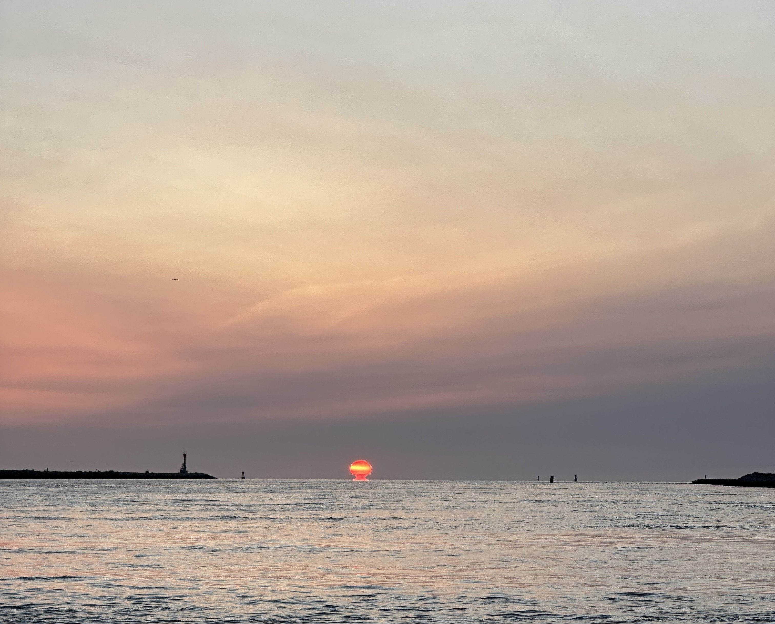 Fishing at a scenic location