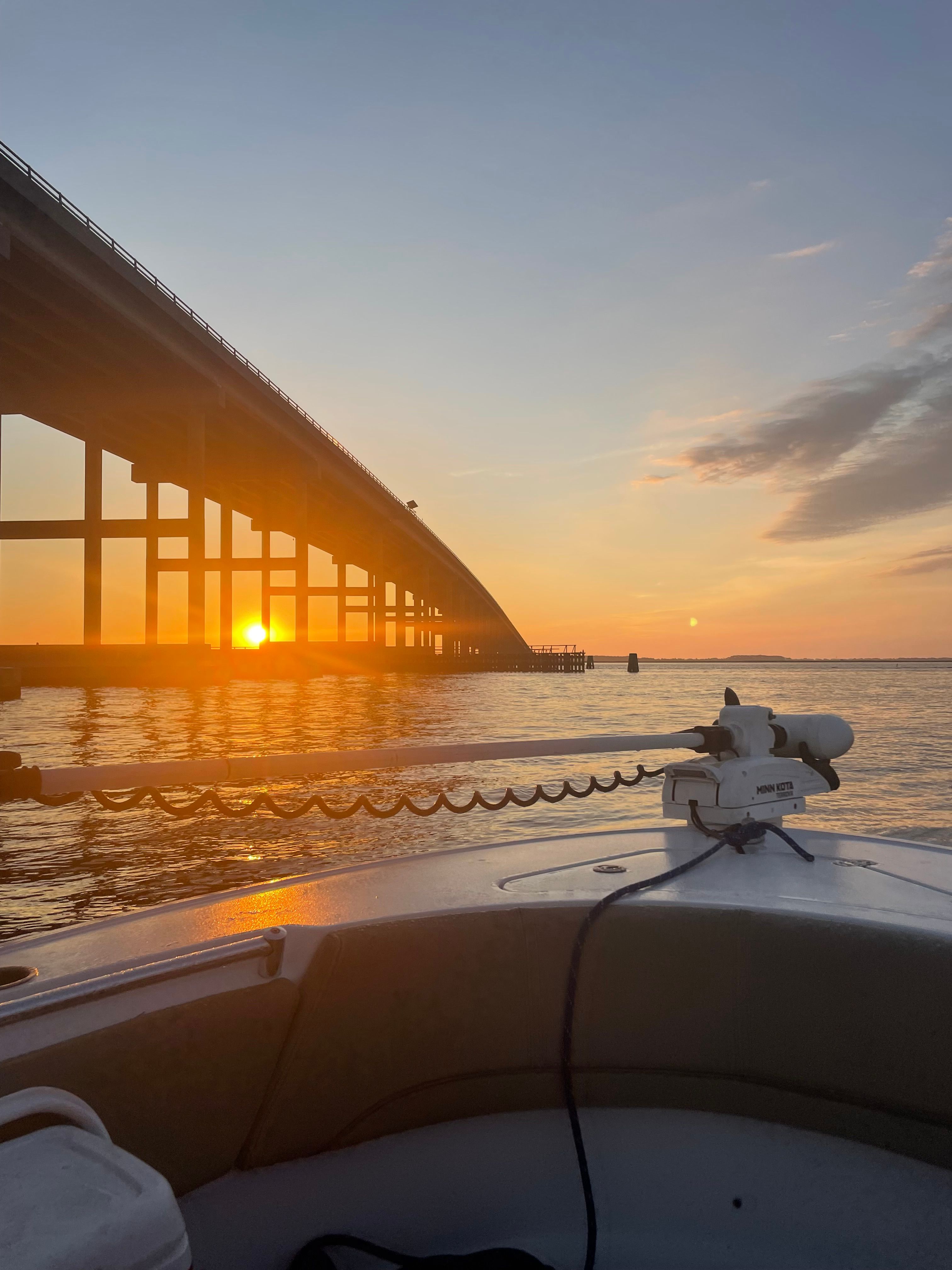 Fishing at an unknown location