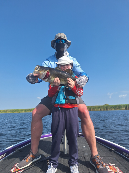 Enjoying a day by the water.