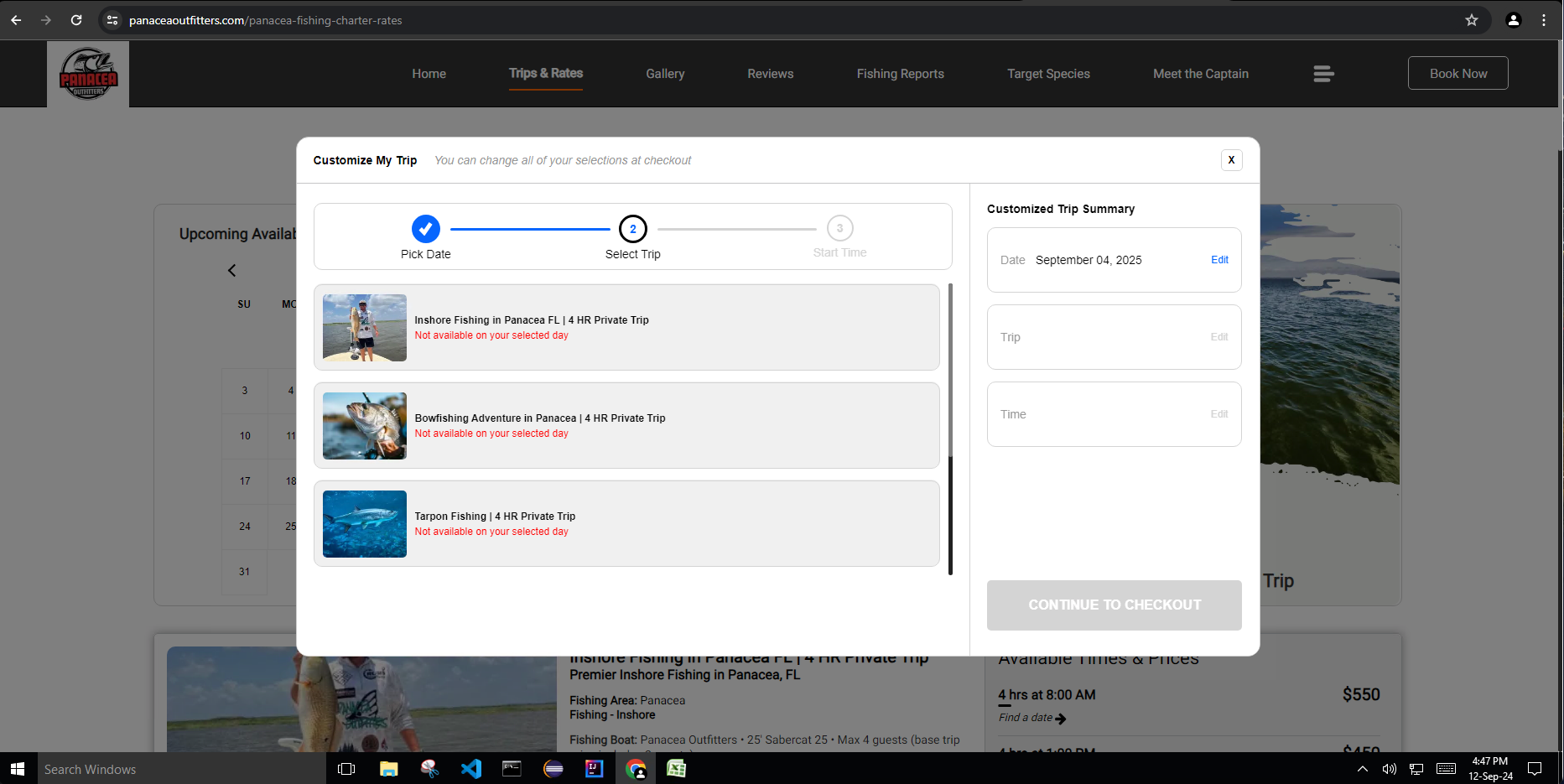 Great fishing at unknown location