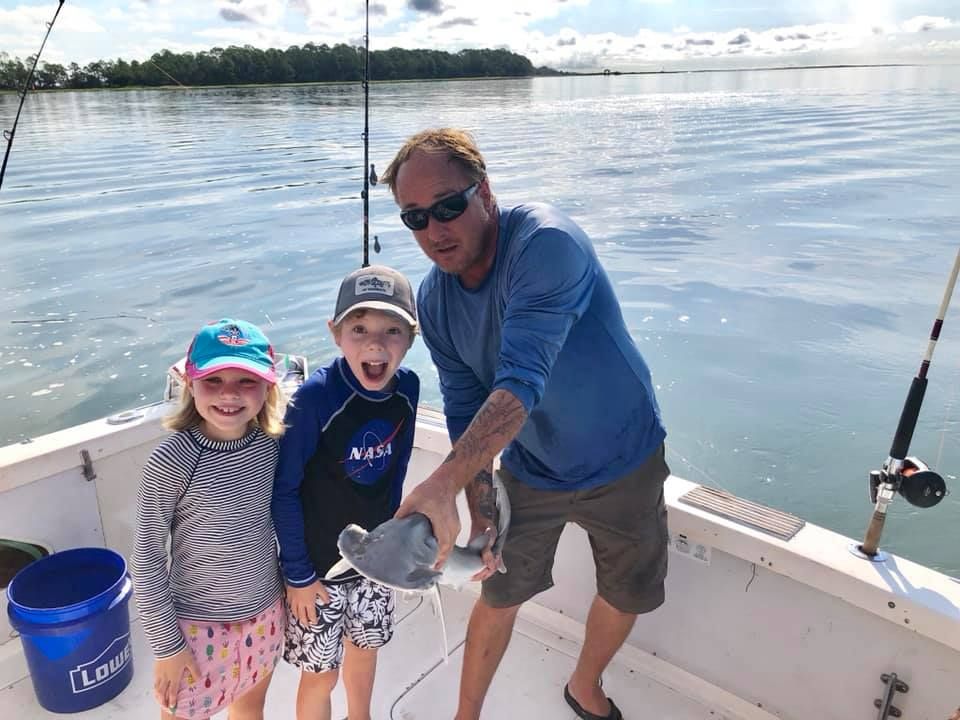 Fishing adventure with three people