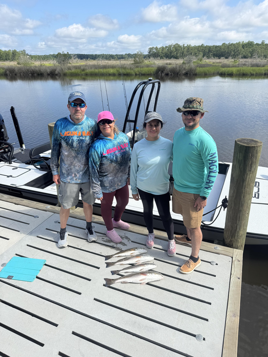 Clearing skies set the stage for light tackle adventures in Hubert!