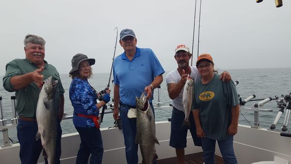 3 big fish caught while fishing at unknown location