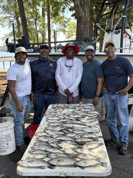 Clear skies and light tackle make for the perfect fishing day!