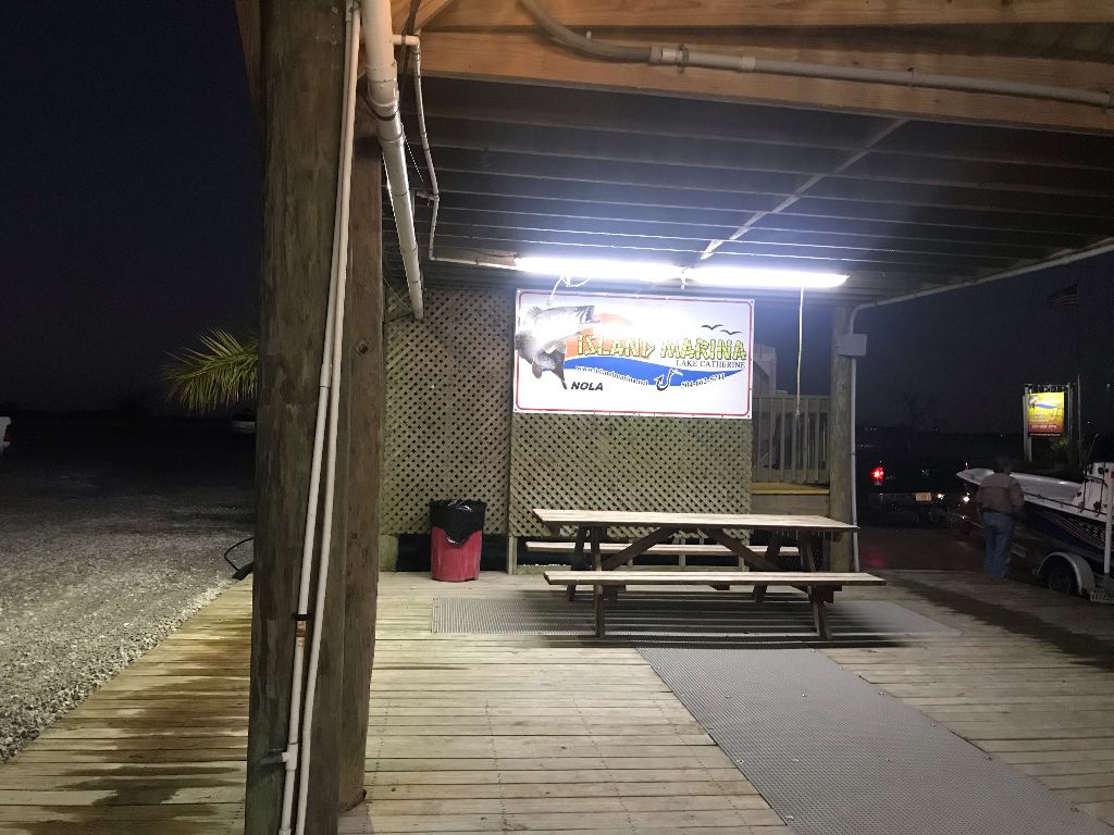 Fishing at an unknown location