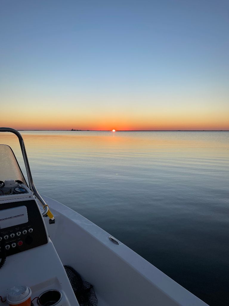 Fishing at an unknown location