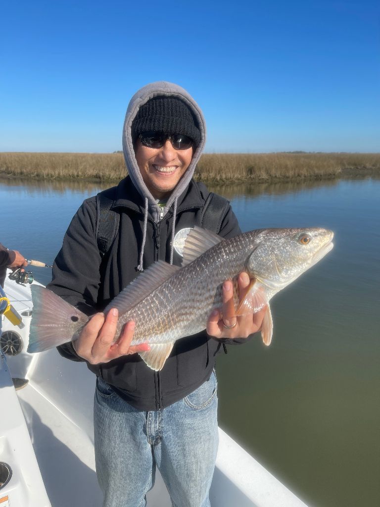 Redfish caught fishing