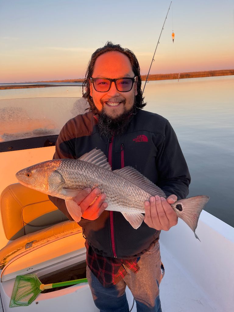 Redfish caught while fishing