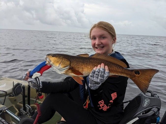 Redfish caught while fishing