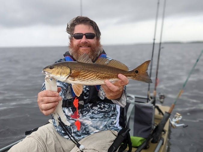Redfish caught while fishing