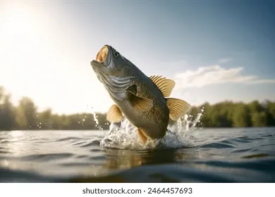 Fishing at an unknown location