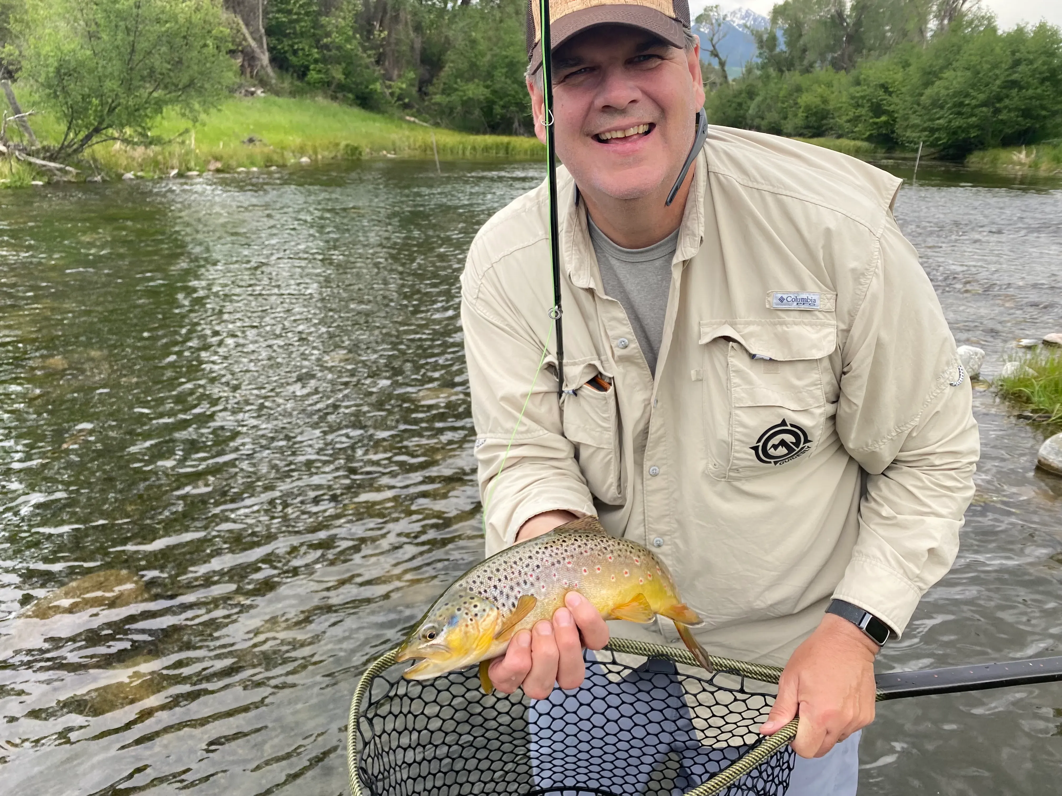 Fishing adventure at unknown location