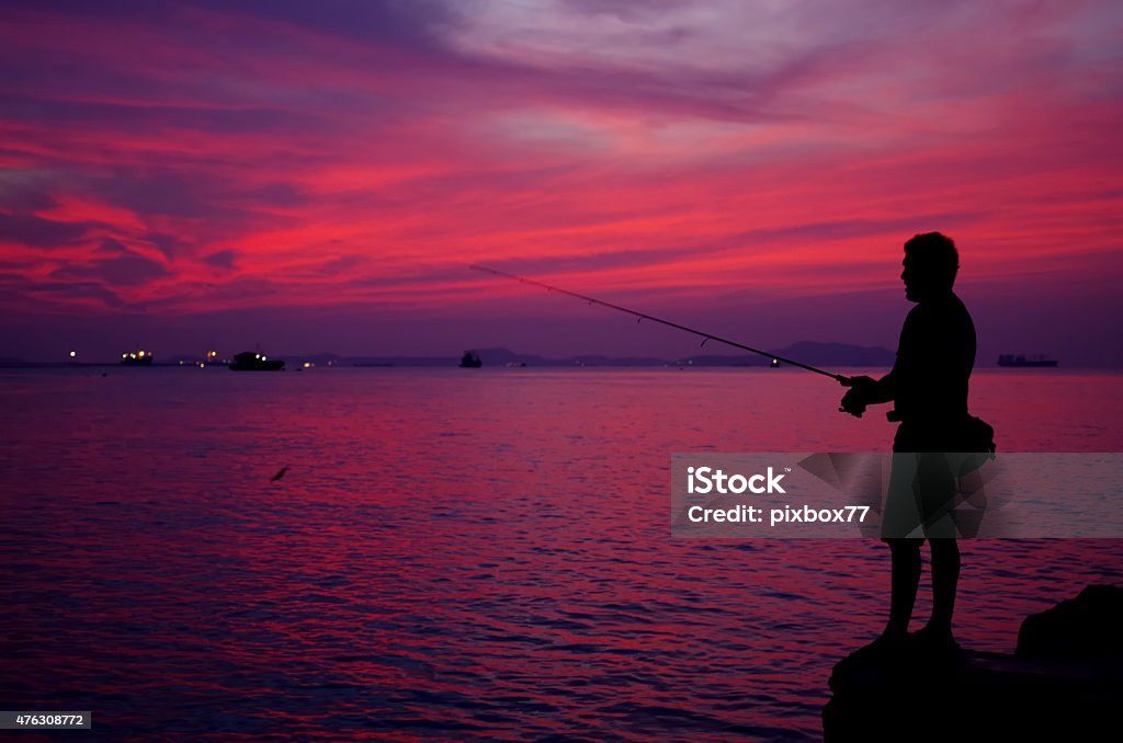 Fishing at an unknown location
