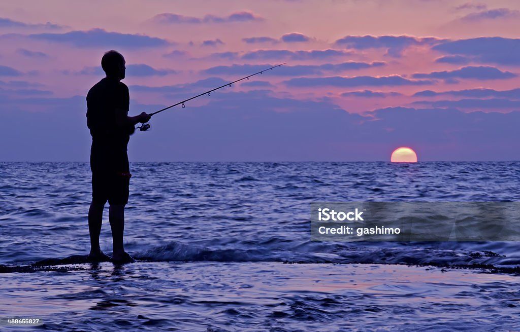 Fishing in a scenic location