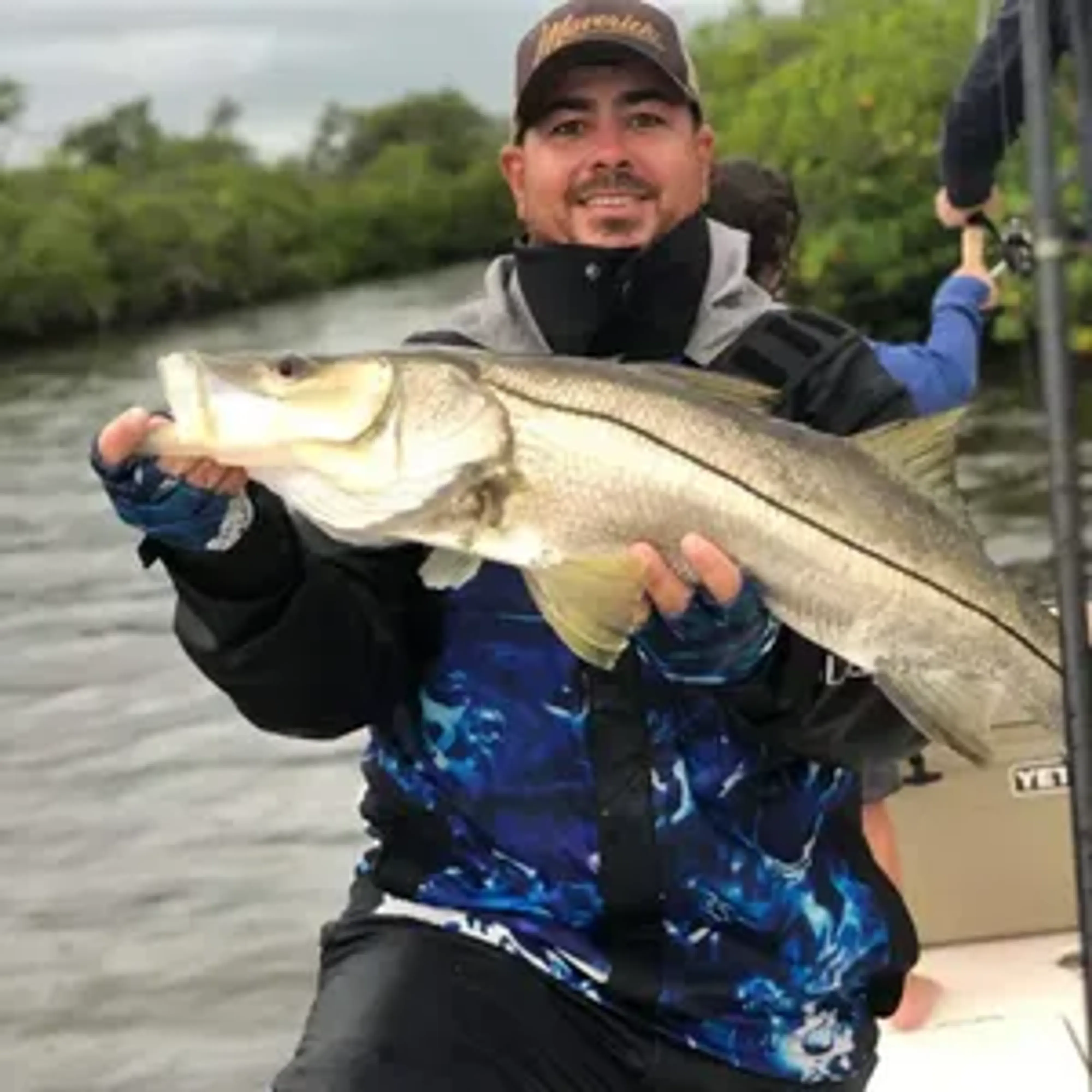 Snook fish caught while fishing