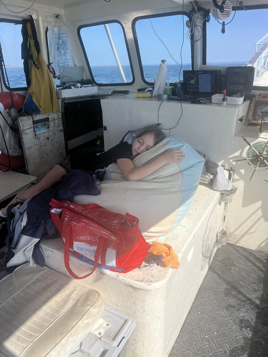 Clear skies and calm seas: perfect for deep sea adventures in Hampton!