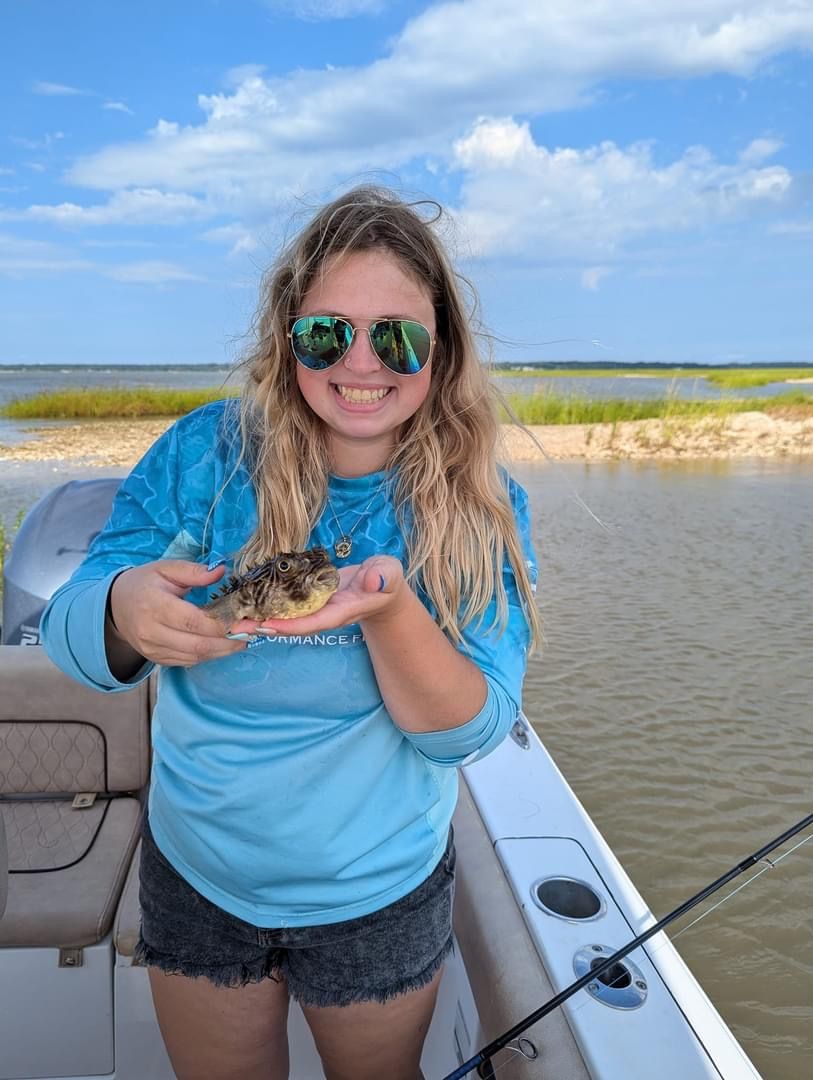 Lone fisherman enjoying the great outdoors