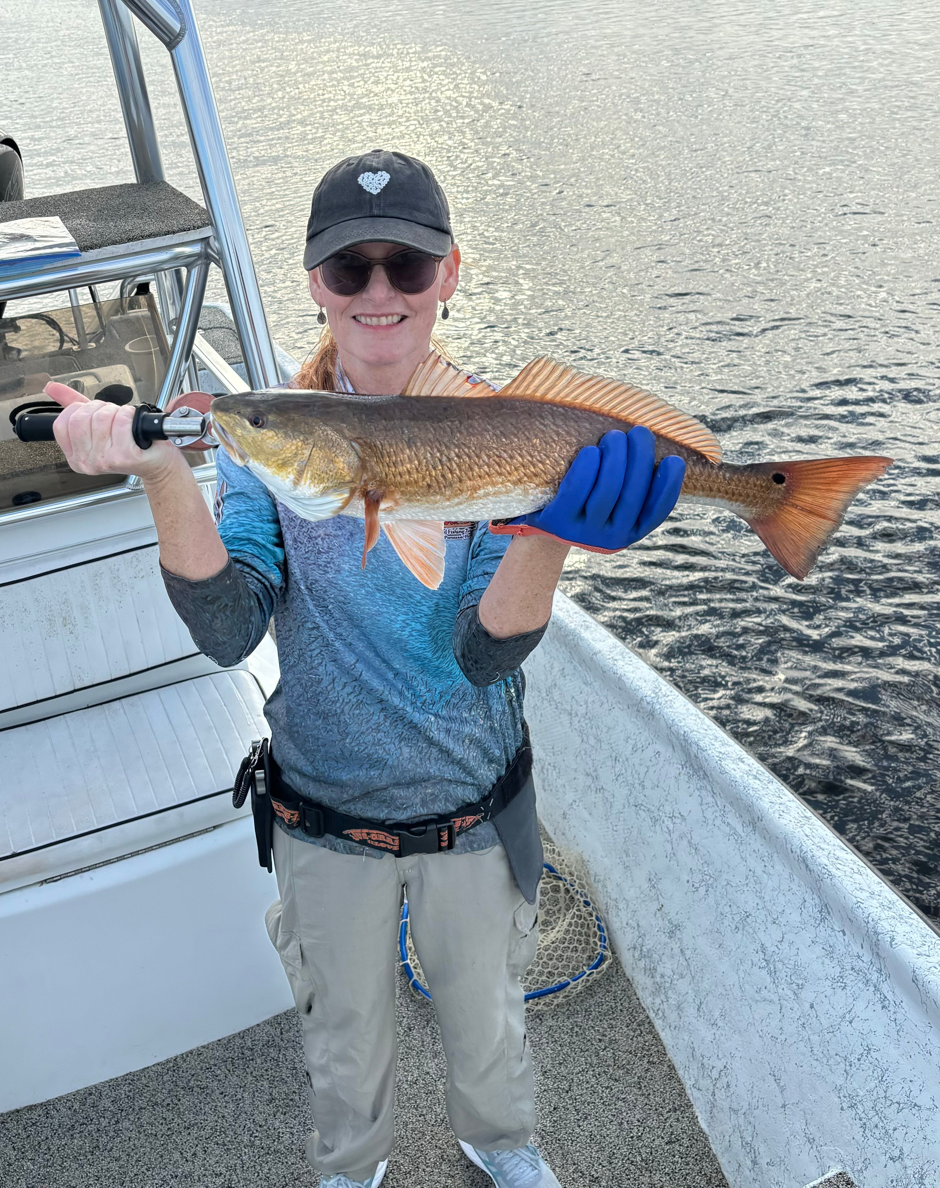 Redfish caught while fishing