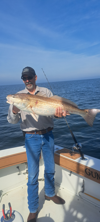 Caught a big one while taking in the scenic view.