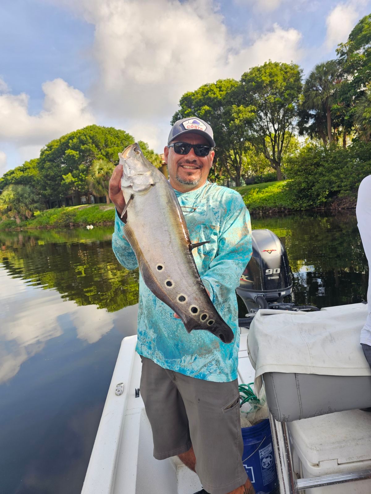 Fishing adventure with a lone angler