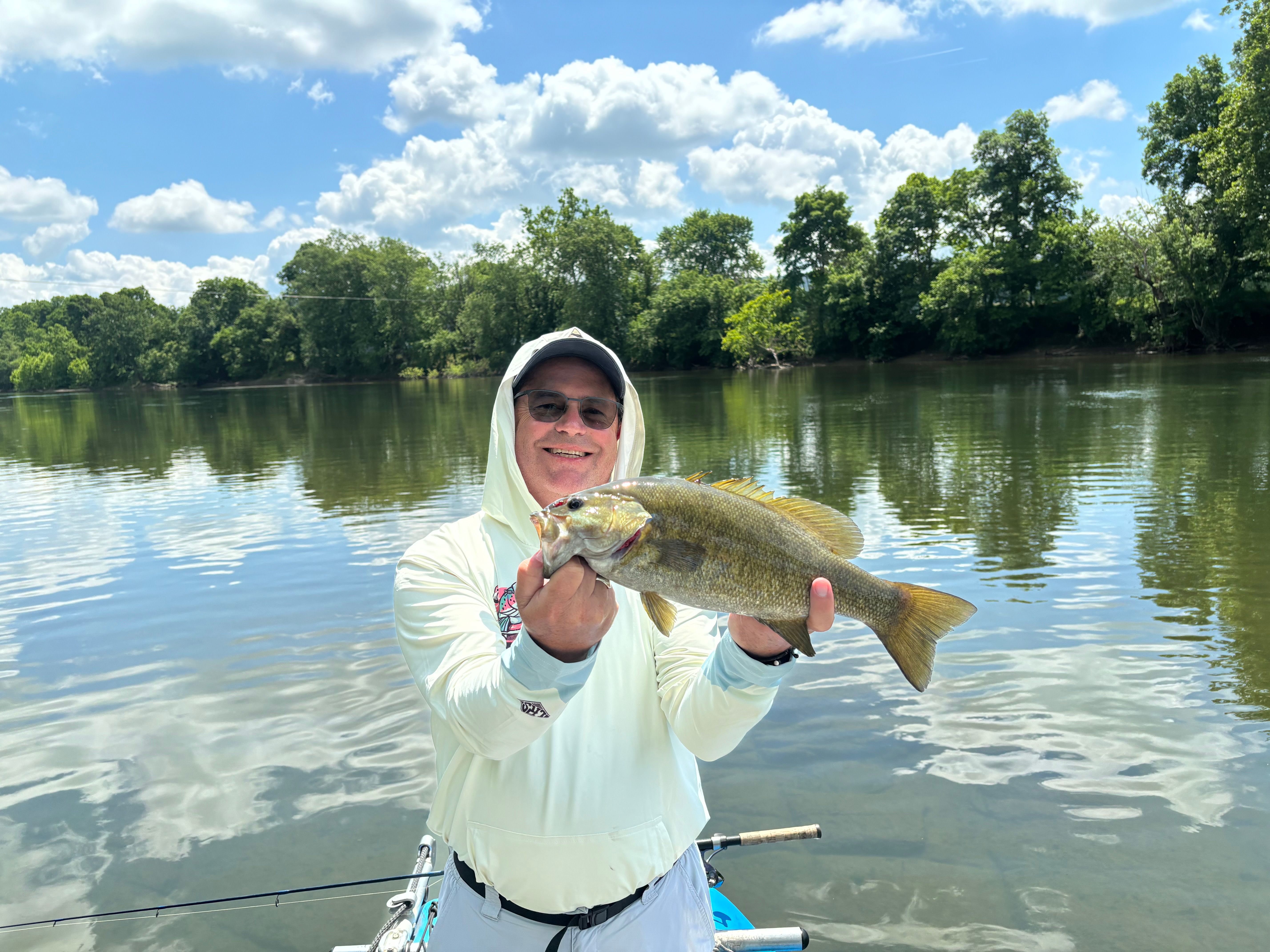 Smallmouth Bass caught while fishing
