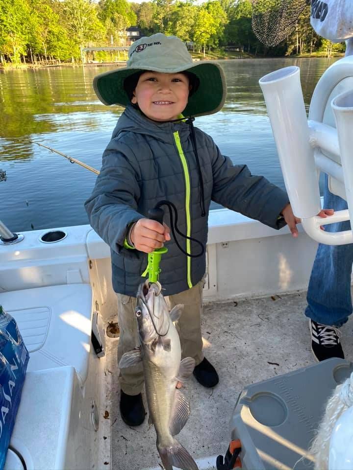 Channel catfish caught while fishing