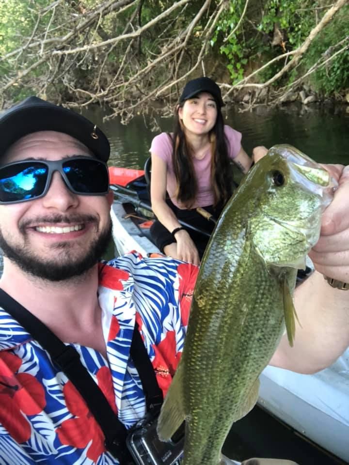 Successful fishing trip with 1 fish