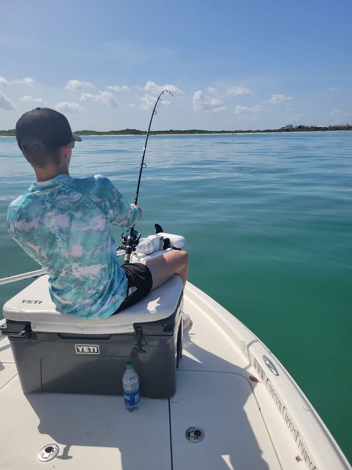 Fishing at an unknown location