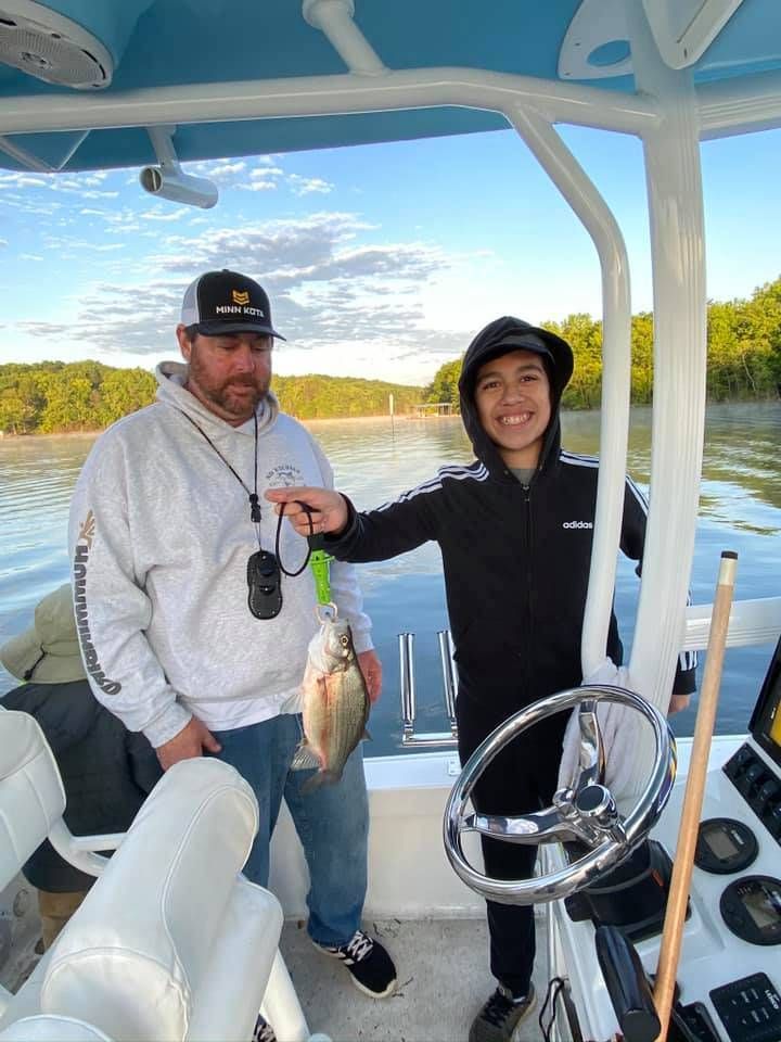 Fishing with two people