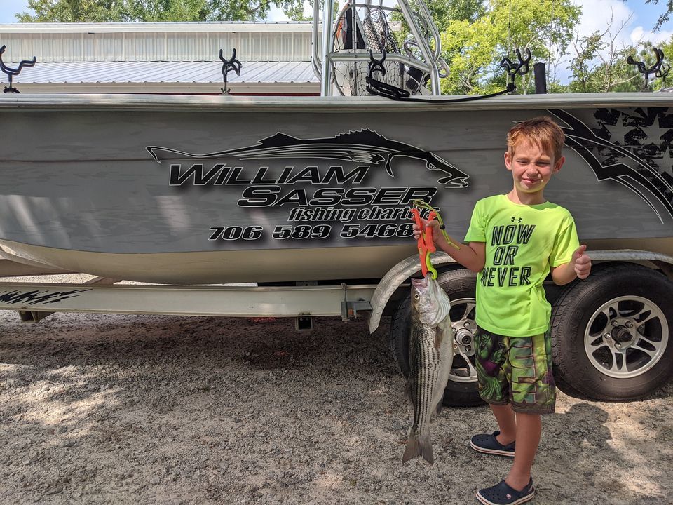 Striped bass fishing