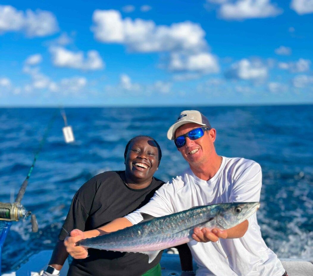 Anglers fishing in an unknown location