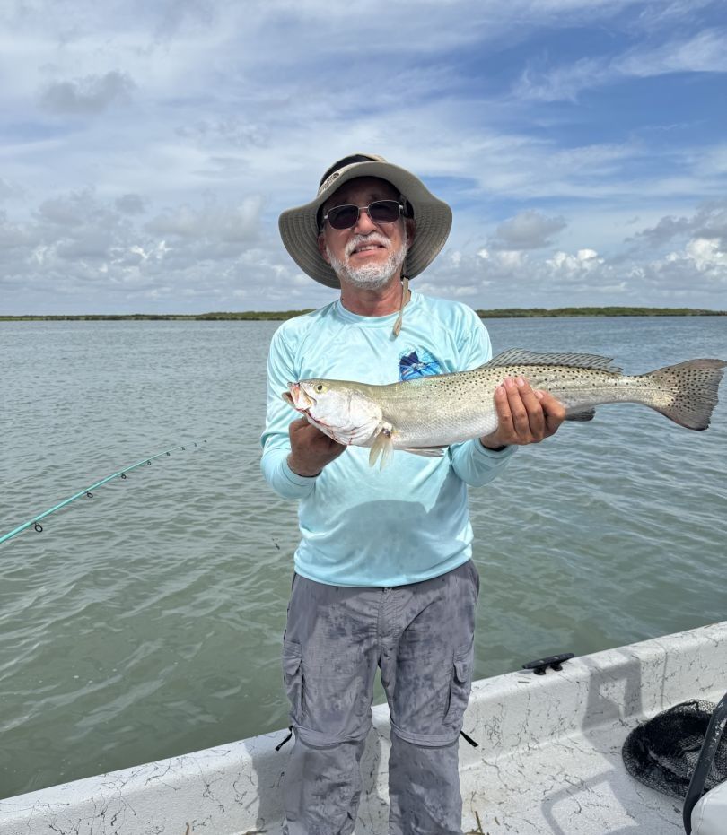 Fishing at an unknown location