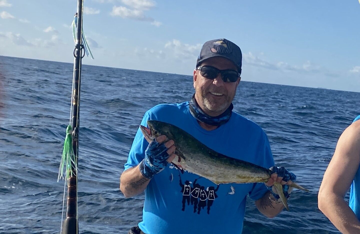 Mahi Mahi fish caught while fishing