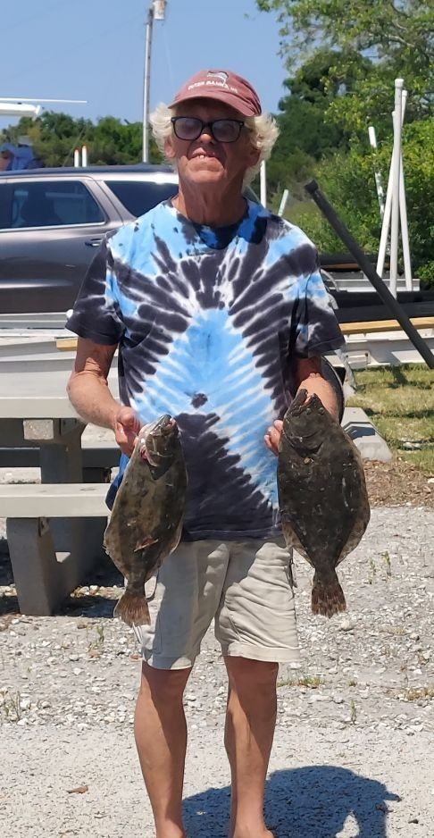 Two Southern Flounder caught during fishing trip