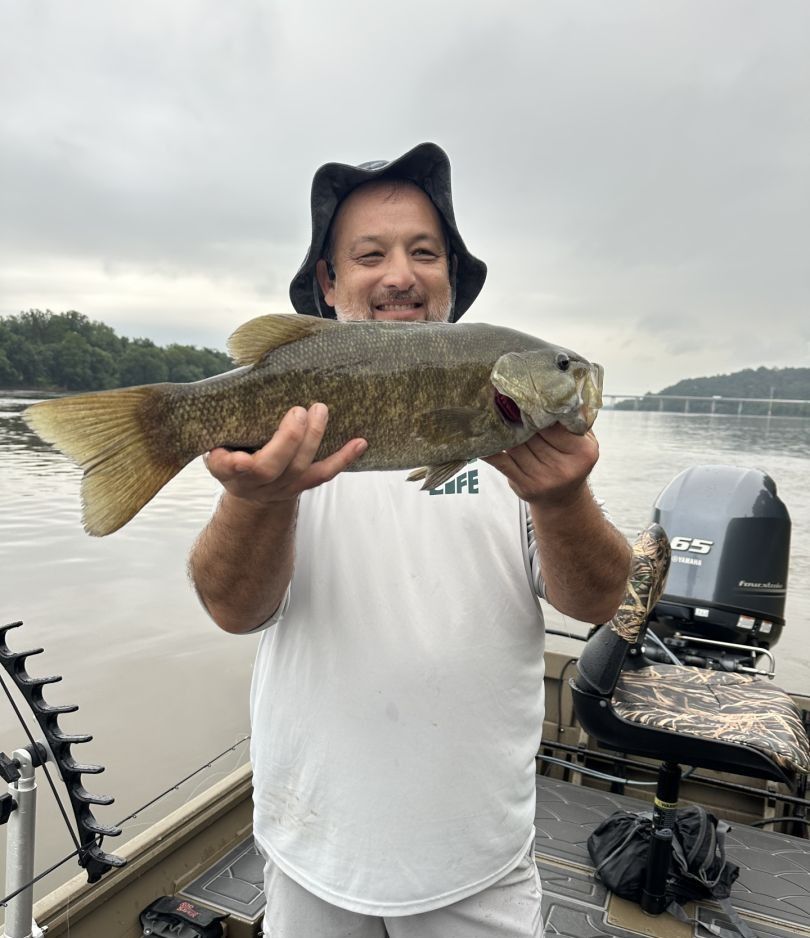Fisherman enjoying a day of fishing