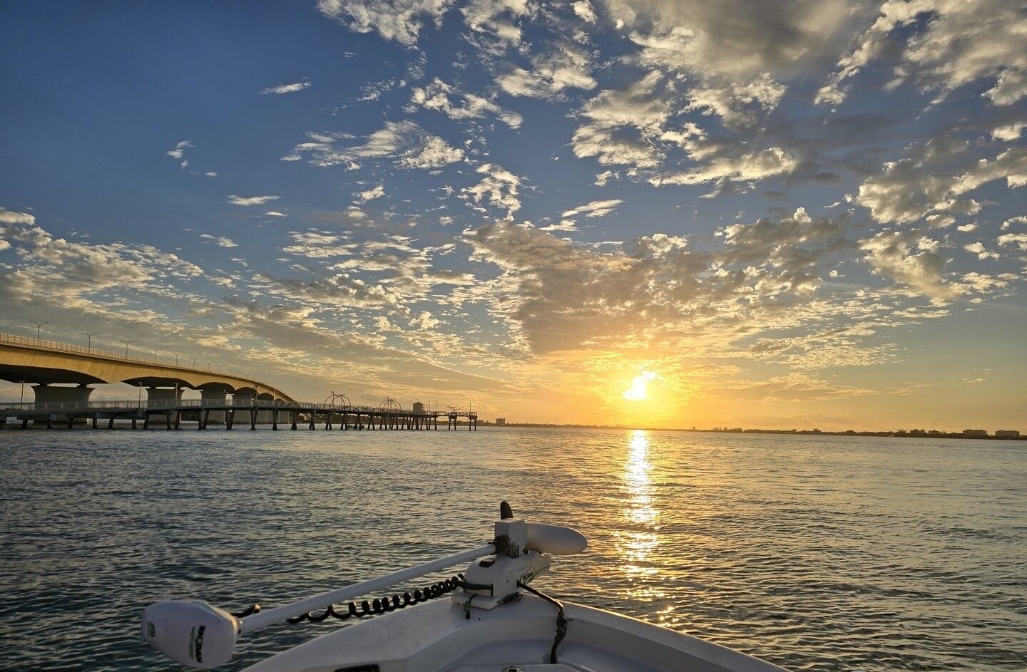 Angler fishing at scenic location