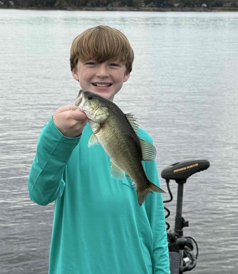 A person fishing for a Florida Bass