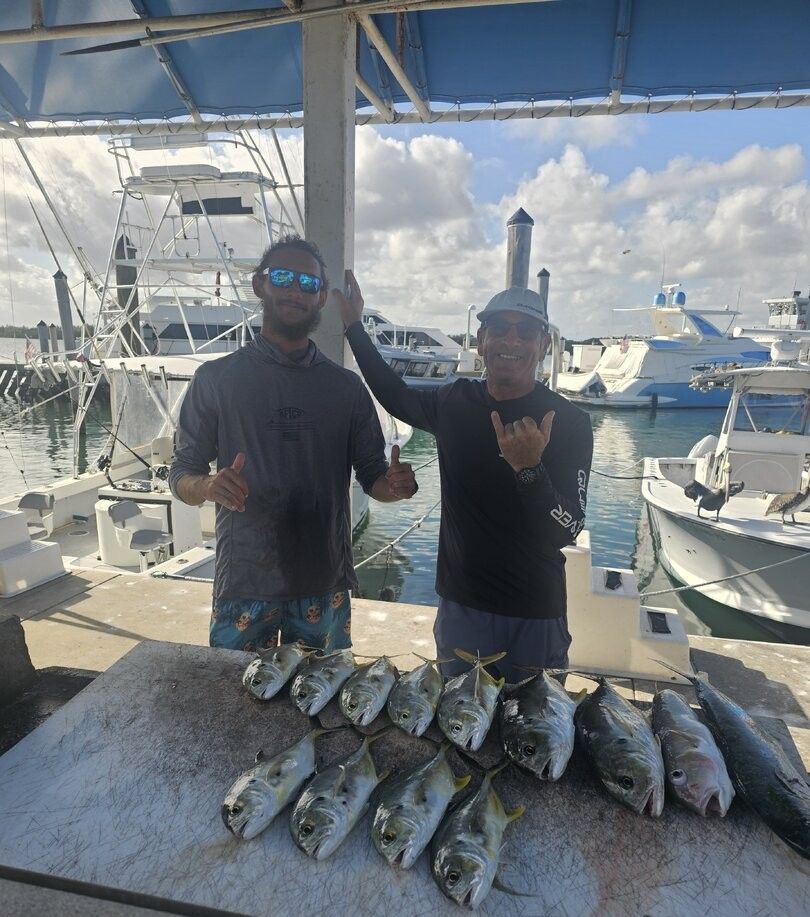 6 fish caught on fishing trip