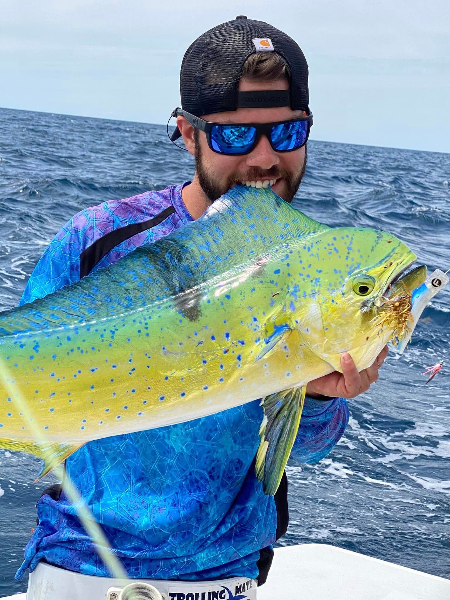 One person fishing in unknown location