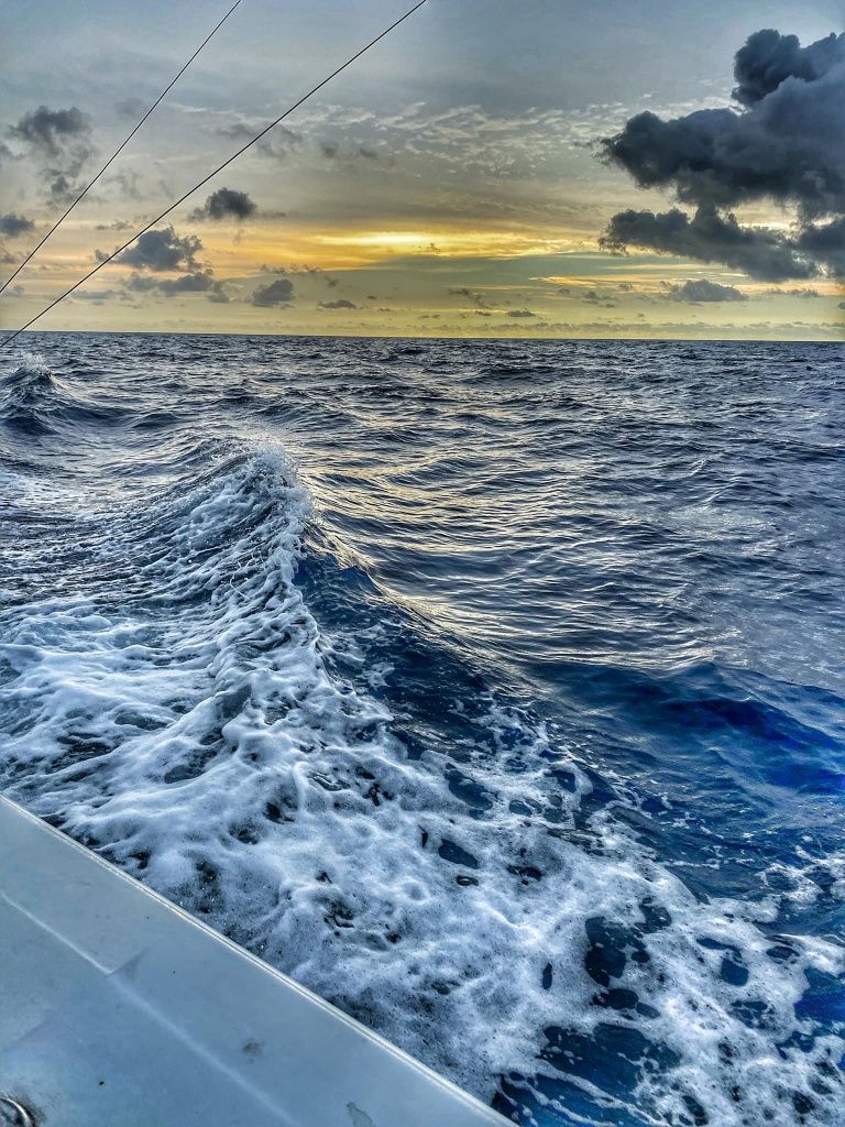 Fishing at a scenic location