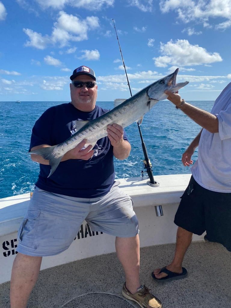 Muskellunge fish caught while fishing