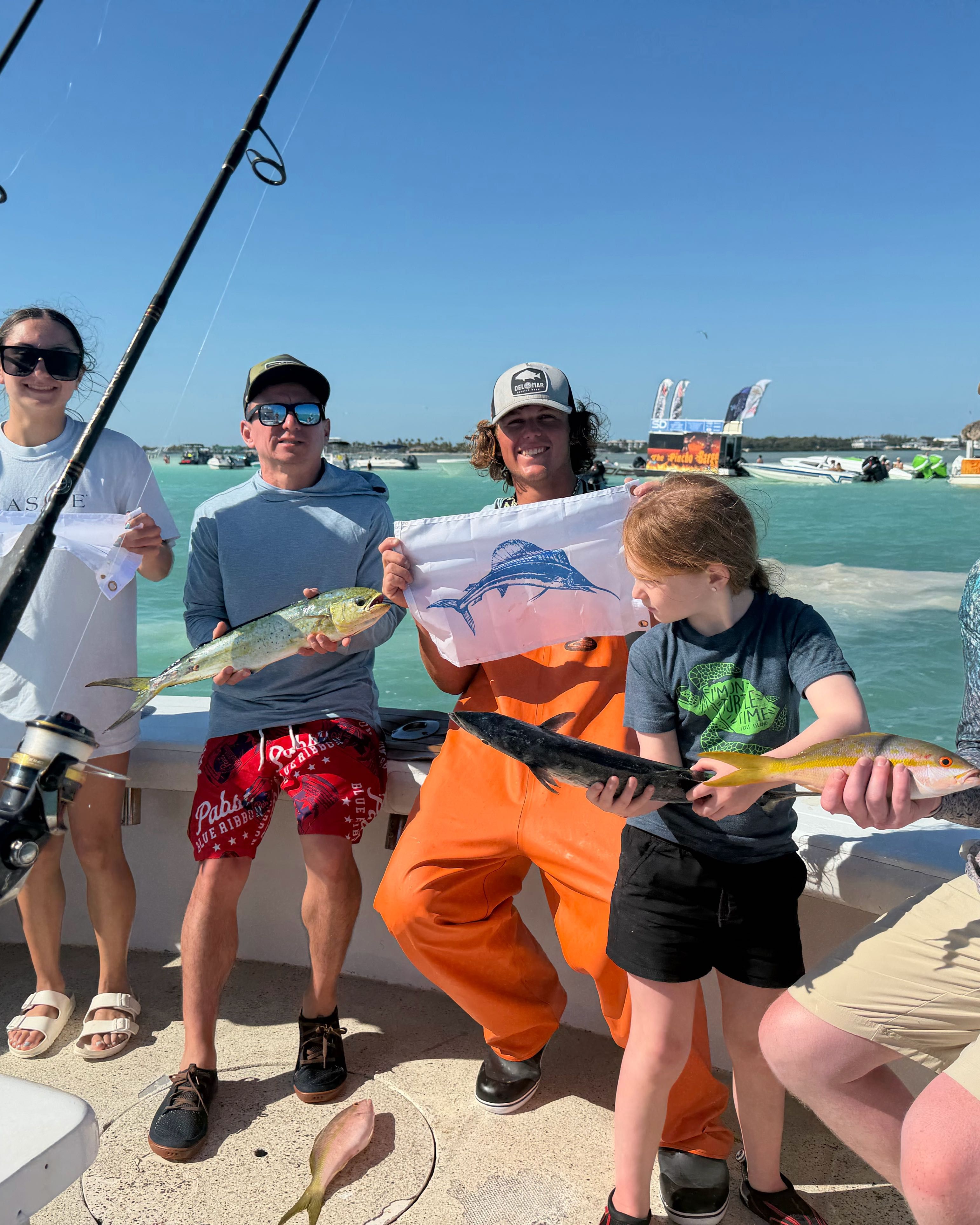 Fishing buddies enjoying a great day by the water