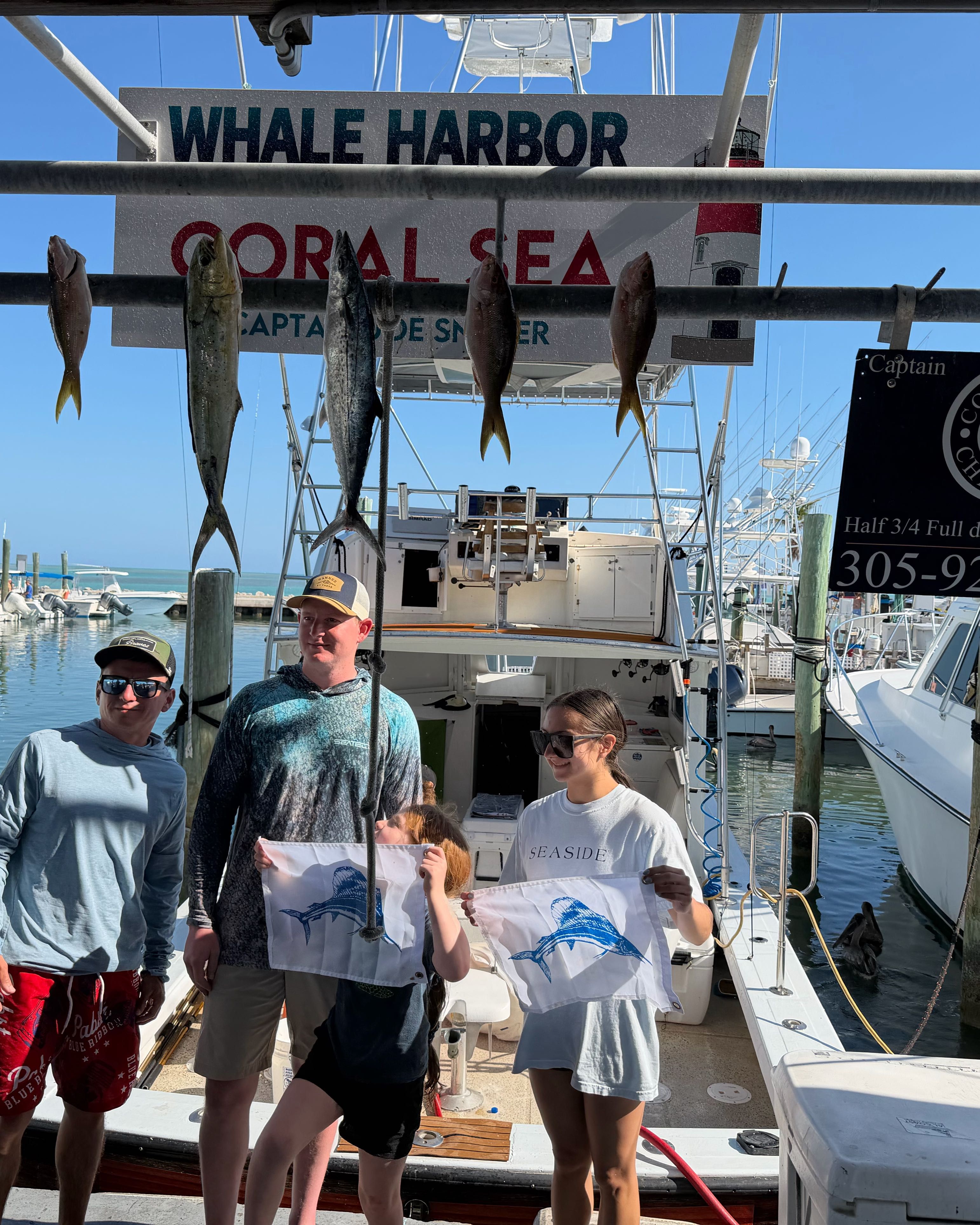 5 fish caught while fishing